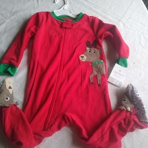 Carter's Sleepwear 24 Mo. Reindeer Sleeper